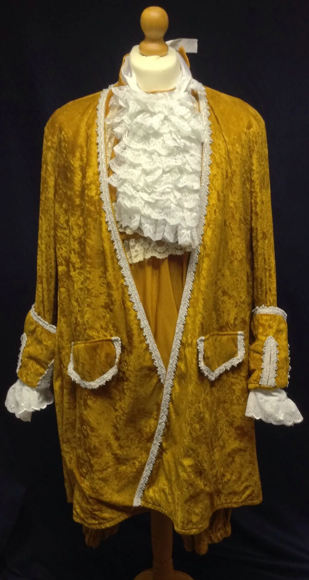 18th Century Court Gent in Mustard
