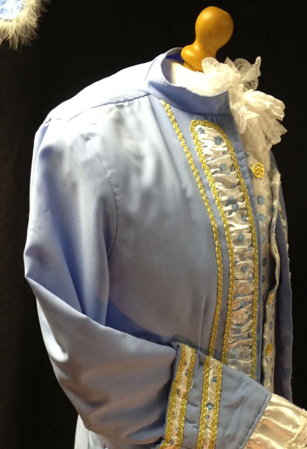 18th Century Court Gent in Pale Blue