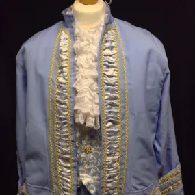 18th Century Court Gent in Pale Blue