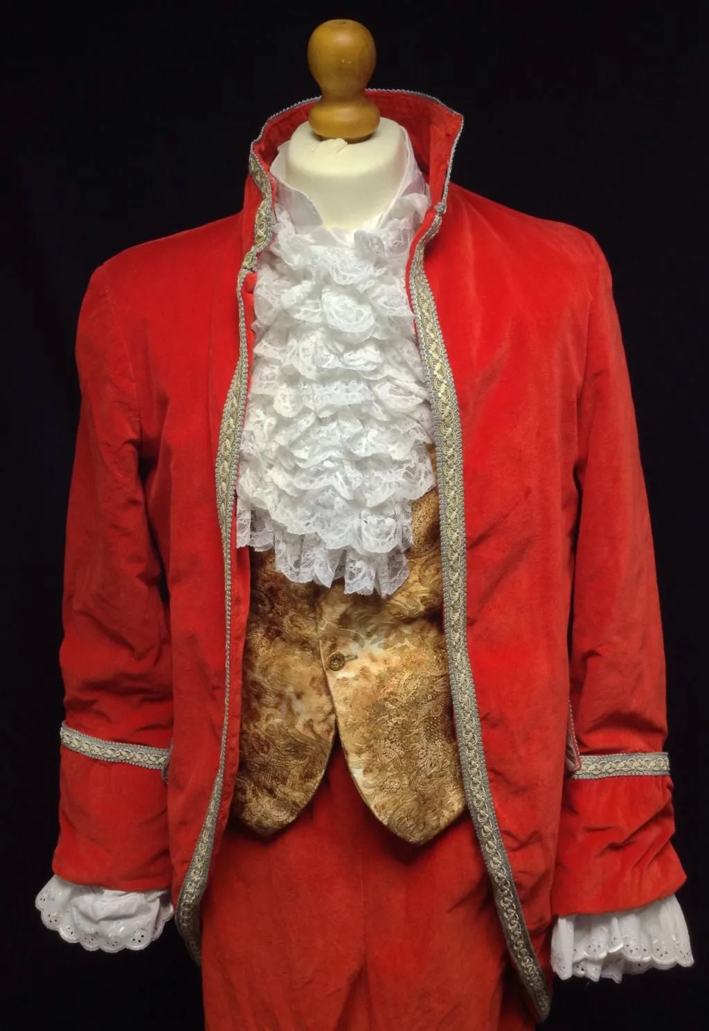 18th Century Court Gent in Red