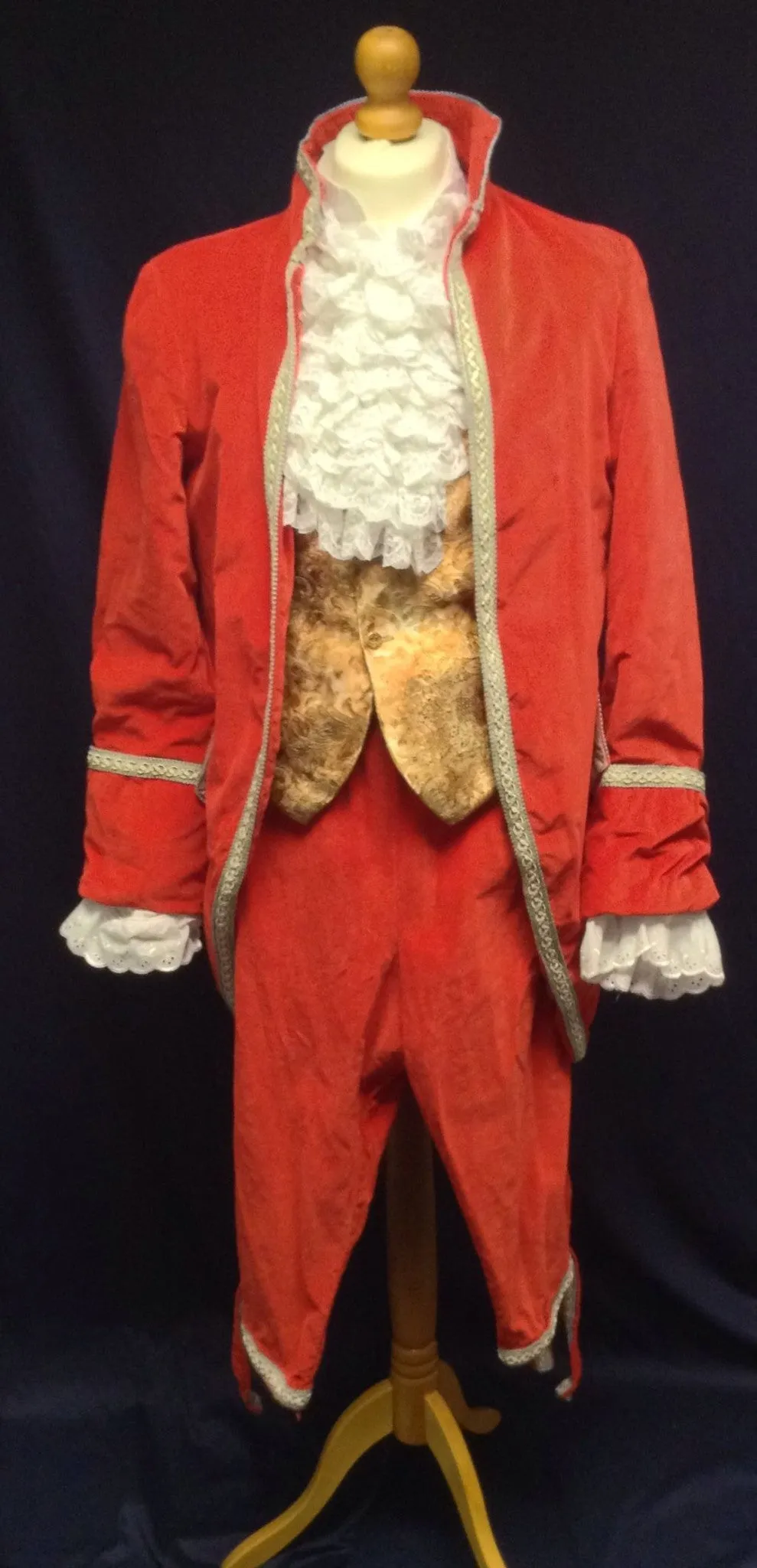 18th Century Court Gent in Red