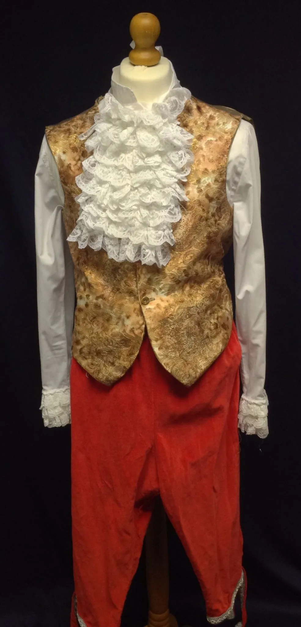 18th Century Court Gent in Red