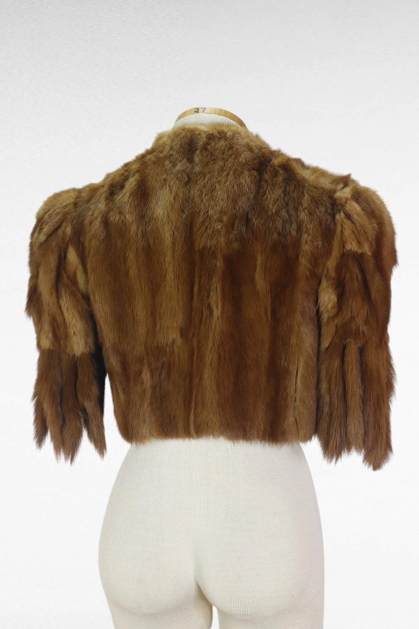 1940s Fox Fur Bolero      S/M