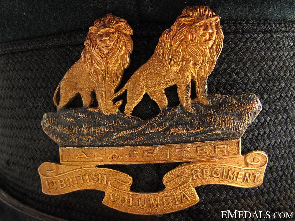 1St British Columbia Regiment General's Visor