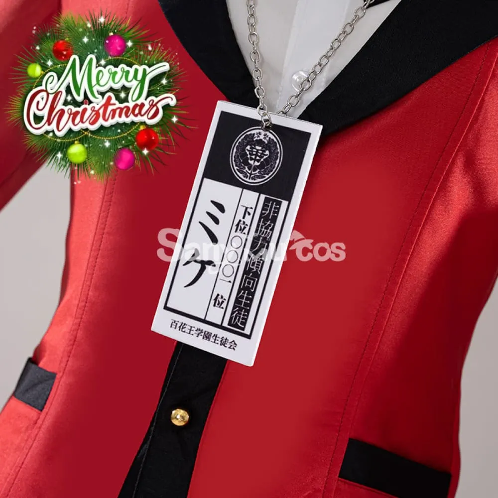 【48H To Ship】Anime Kakegurui Jabami Yumeko JK Red and Black School Uniform Cosplay Costume