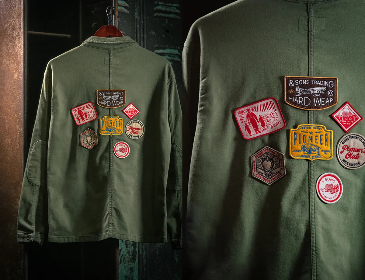 &SONS Work Life Patch Red
