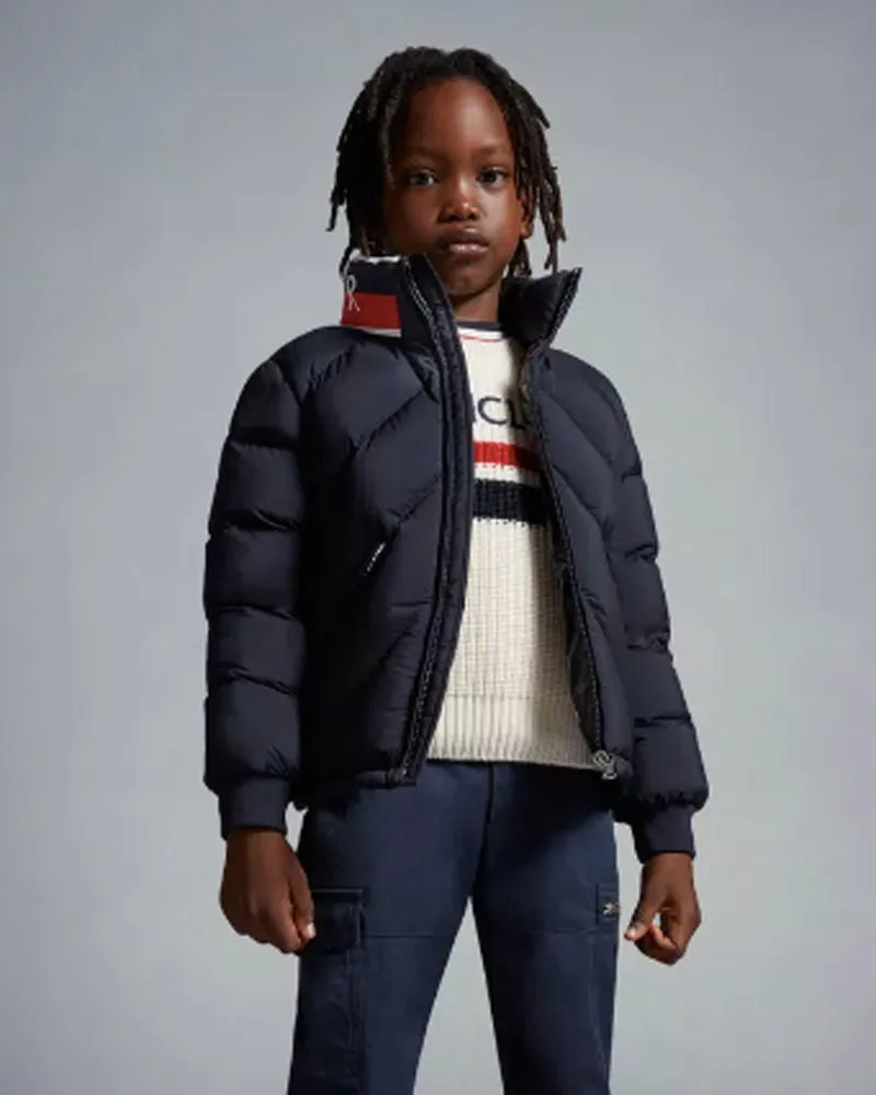 Boys Navy Victor Bomber Jacket