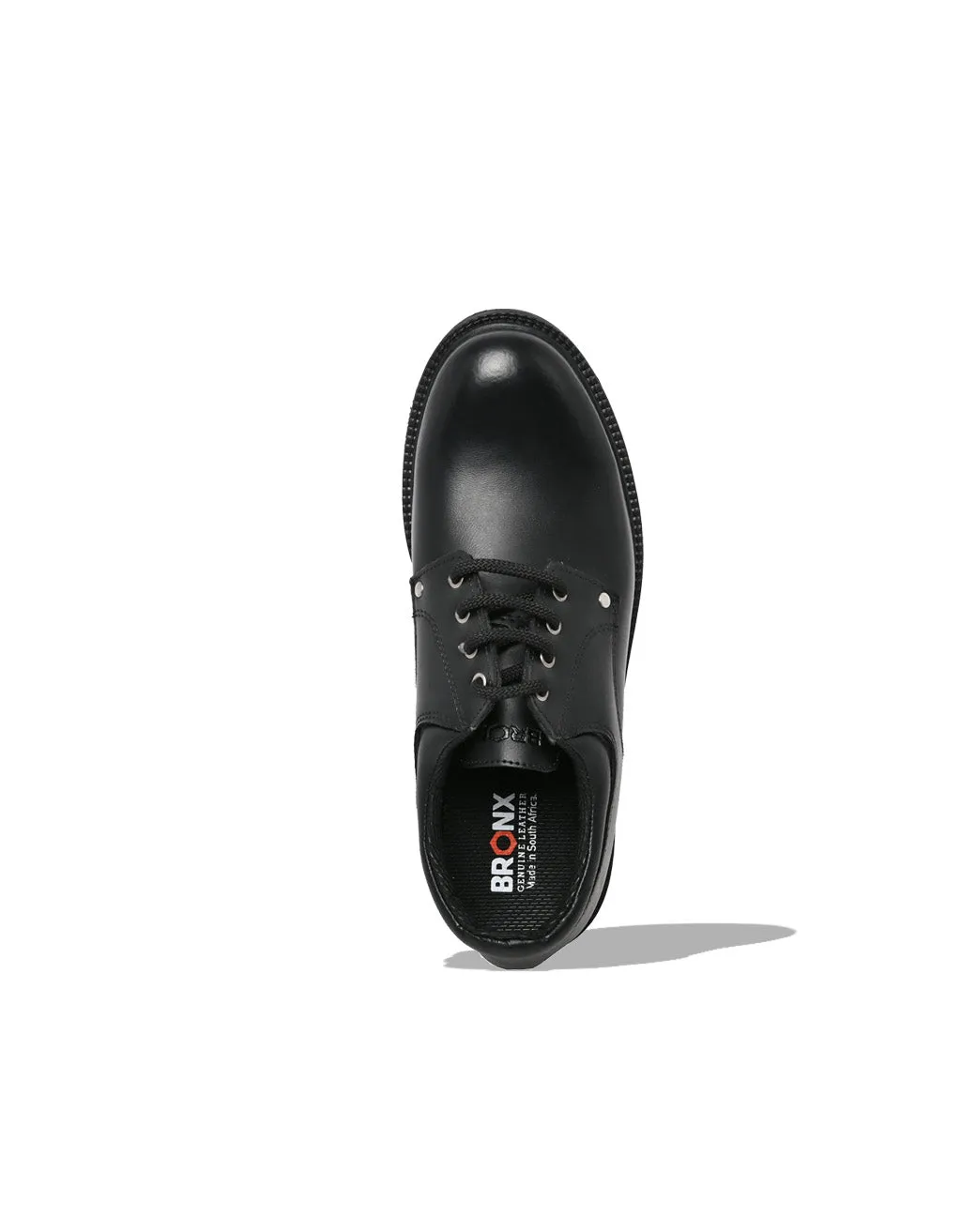 Bronx Leather  Black Pluto Shoe
