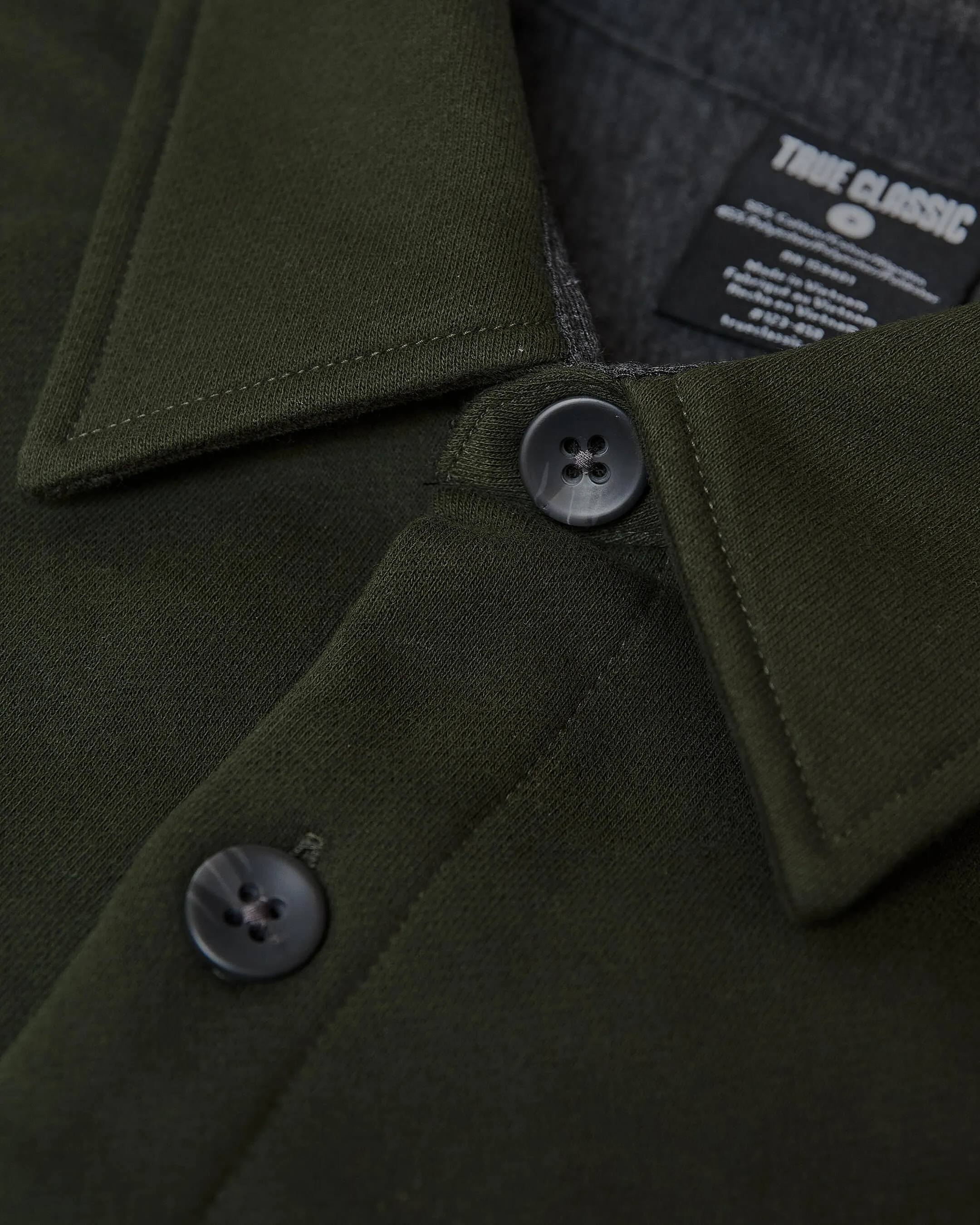 Dark Olive Fleece Shacket