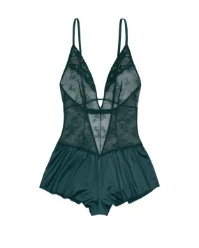 Dorina Green Leal Teddy Romper