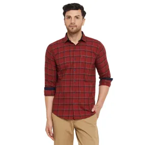 Duke Stardust Men Full Sleeve Cotton Shirt (SDO5CKON)