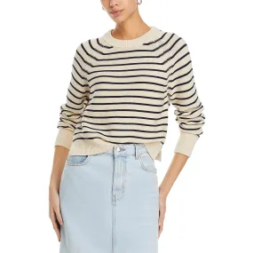 French Connection Womens Lillie Mozart Crop Crewneck Pullover Sweater
