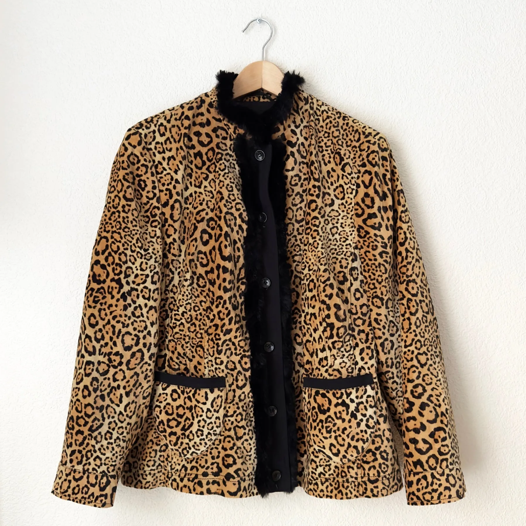 HUCKE Leopard Jacket- size L