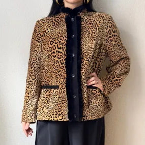 HUCKE Leopard Jacket- size L