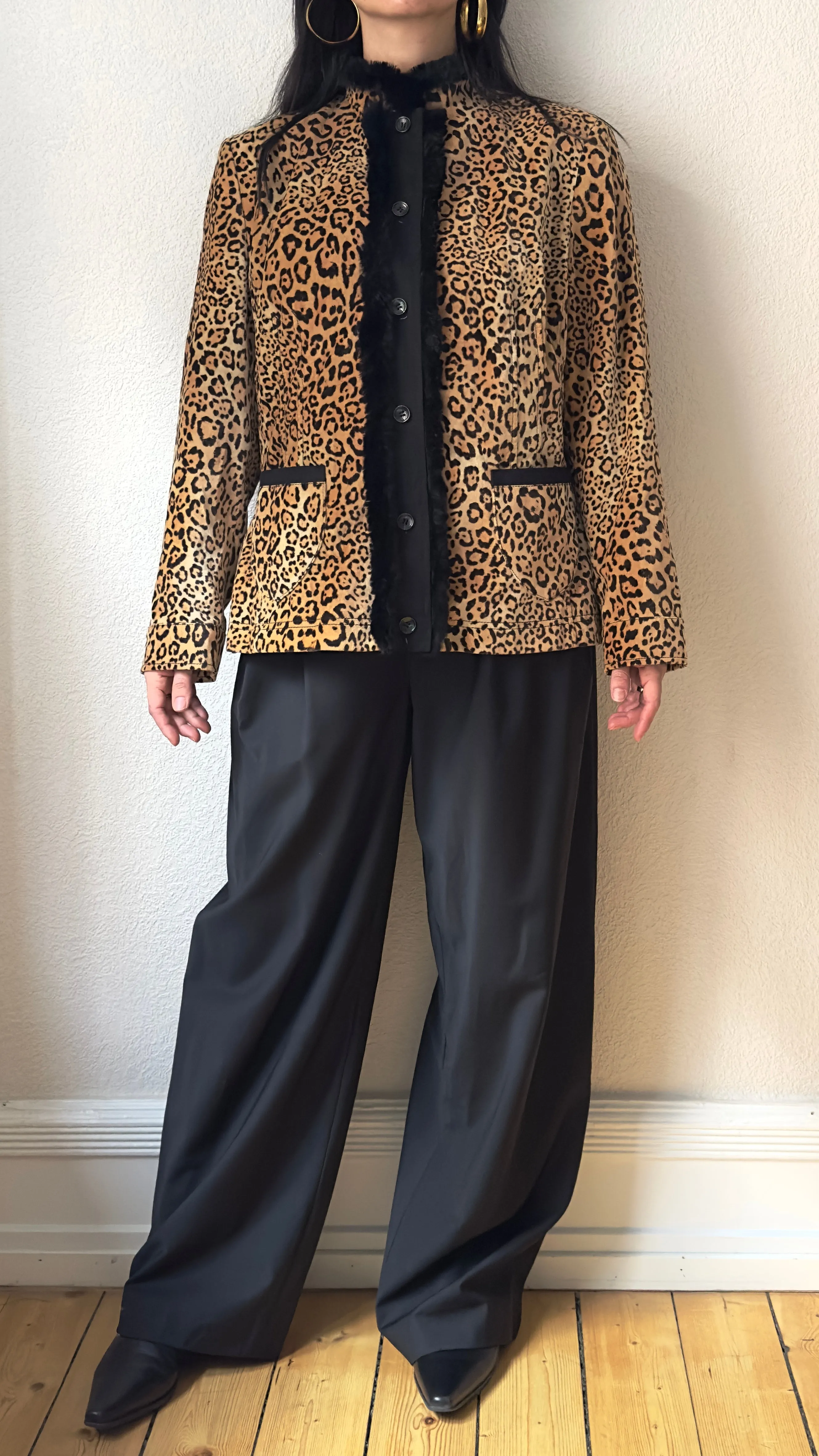 HUCKE Leopard Jacket- size L