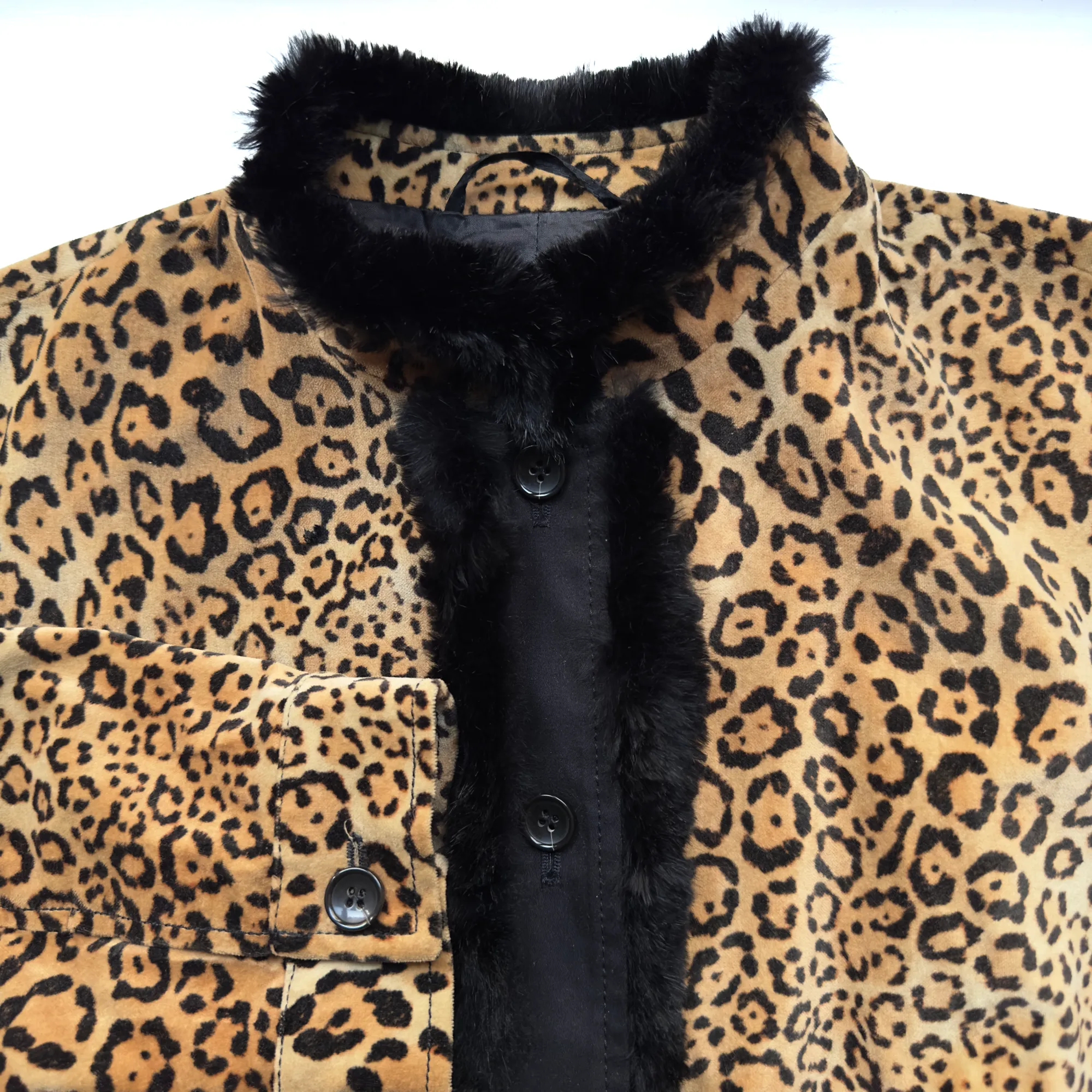 HUCKE Leopard Jacket- size L