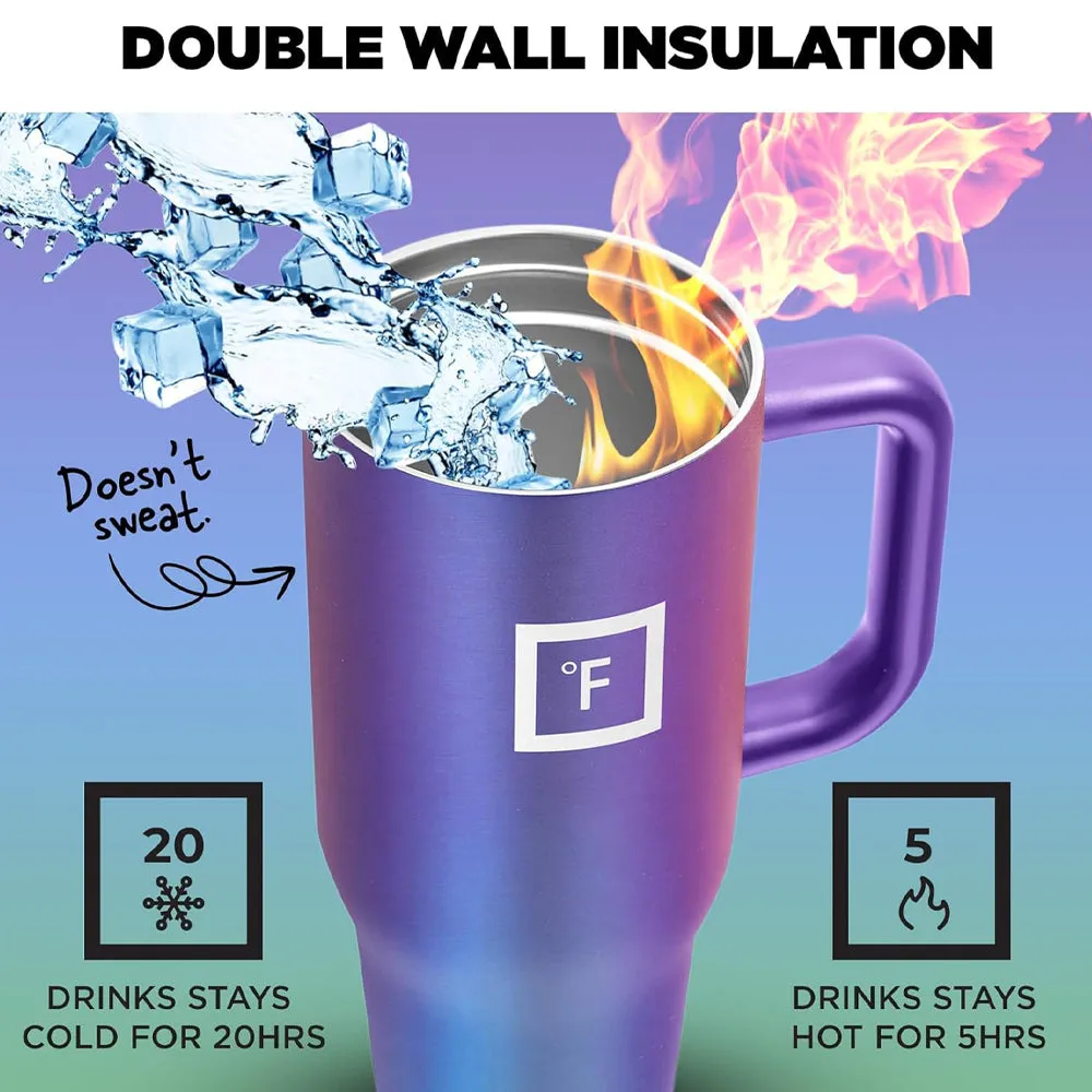 Iron Flask 32oz/950ml Co-Pilot Tumbler, Aurora