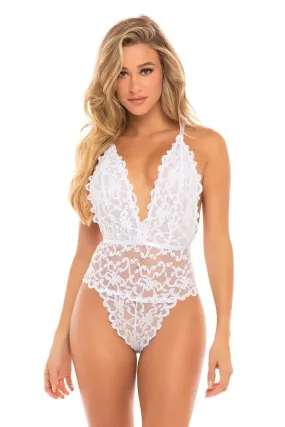 Jeana Lace Teddy - White