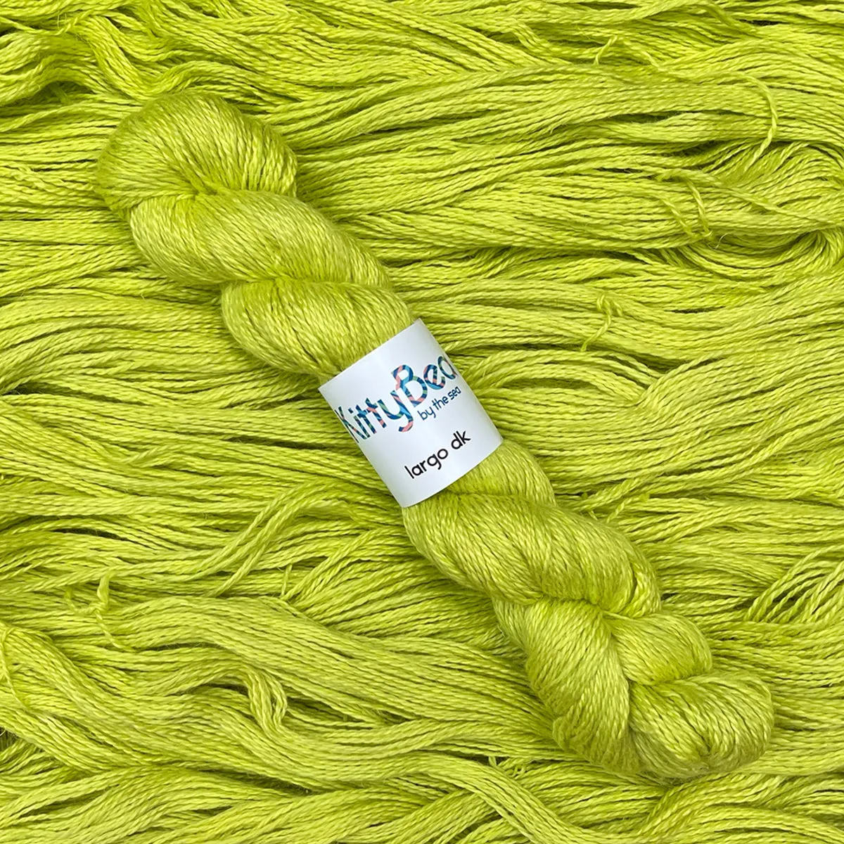 Largo DK: Alpaca, Linen, Silk Yarn | Hand-Dyed Skeins | KittyBea by the Sea