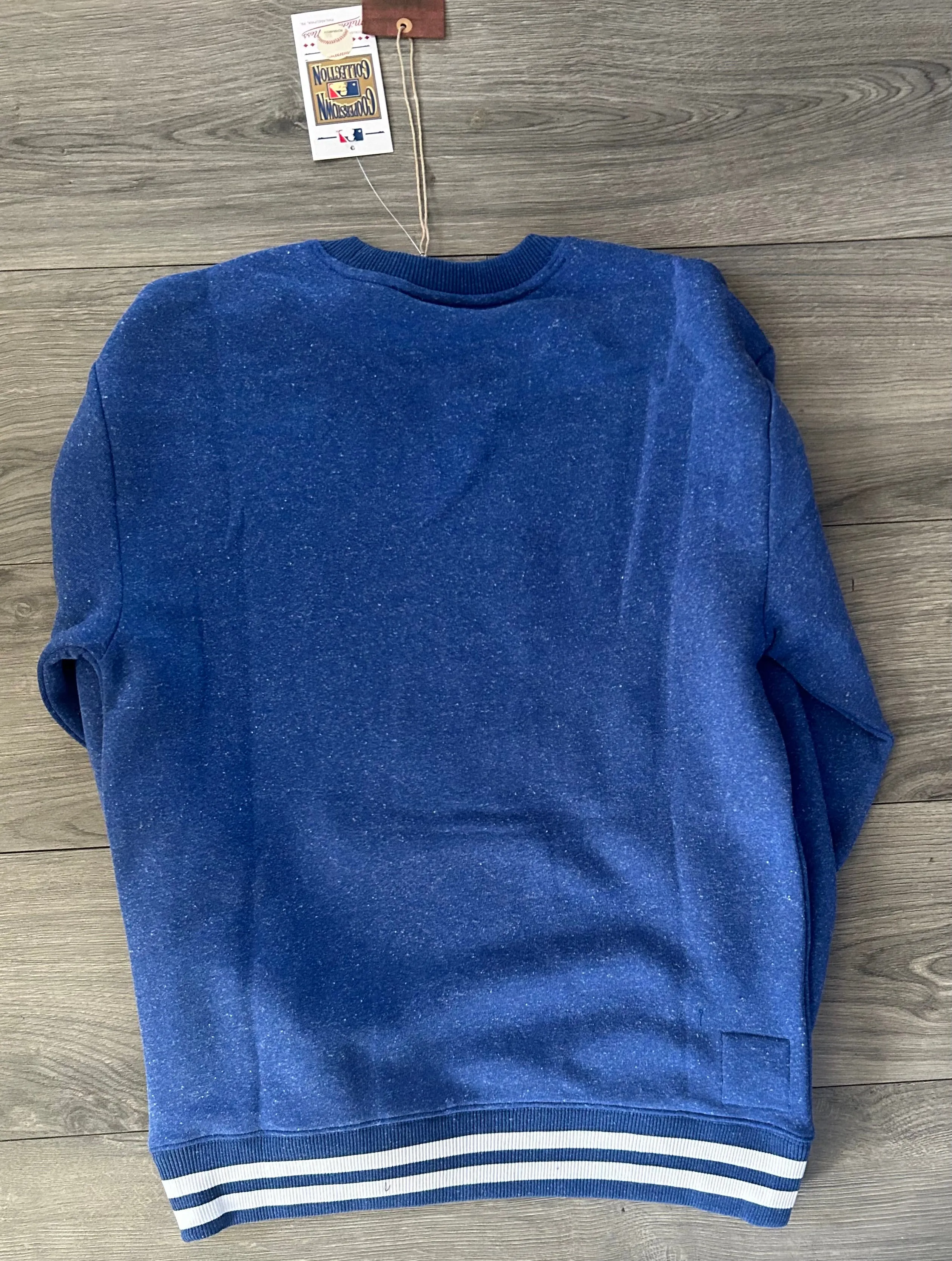 Los Angeles Dodgers Mitchell & Ness Snow Washed Fleece Crew Pullover