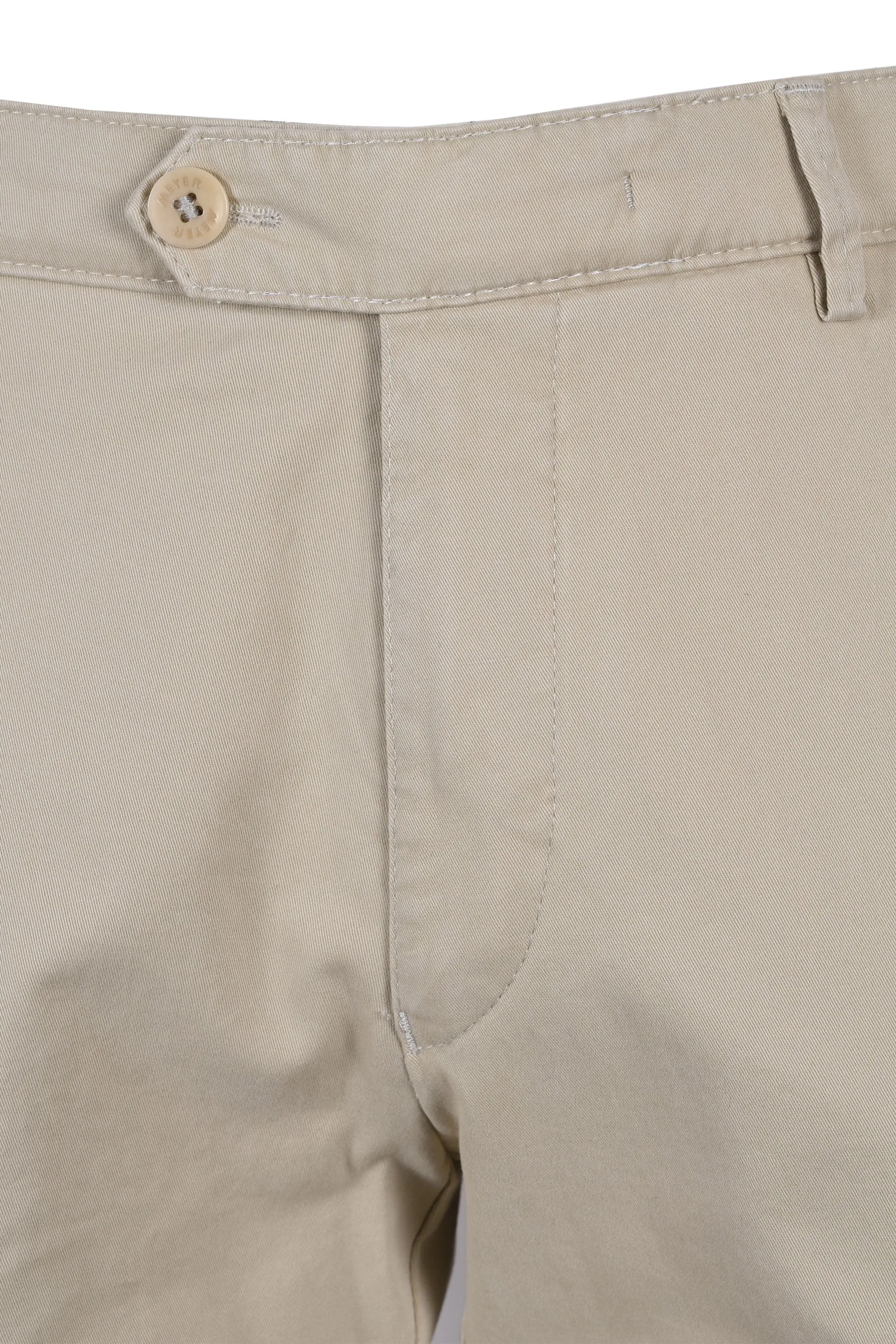 Meyer Roma Lightweight Cotton Trousers Stone