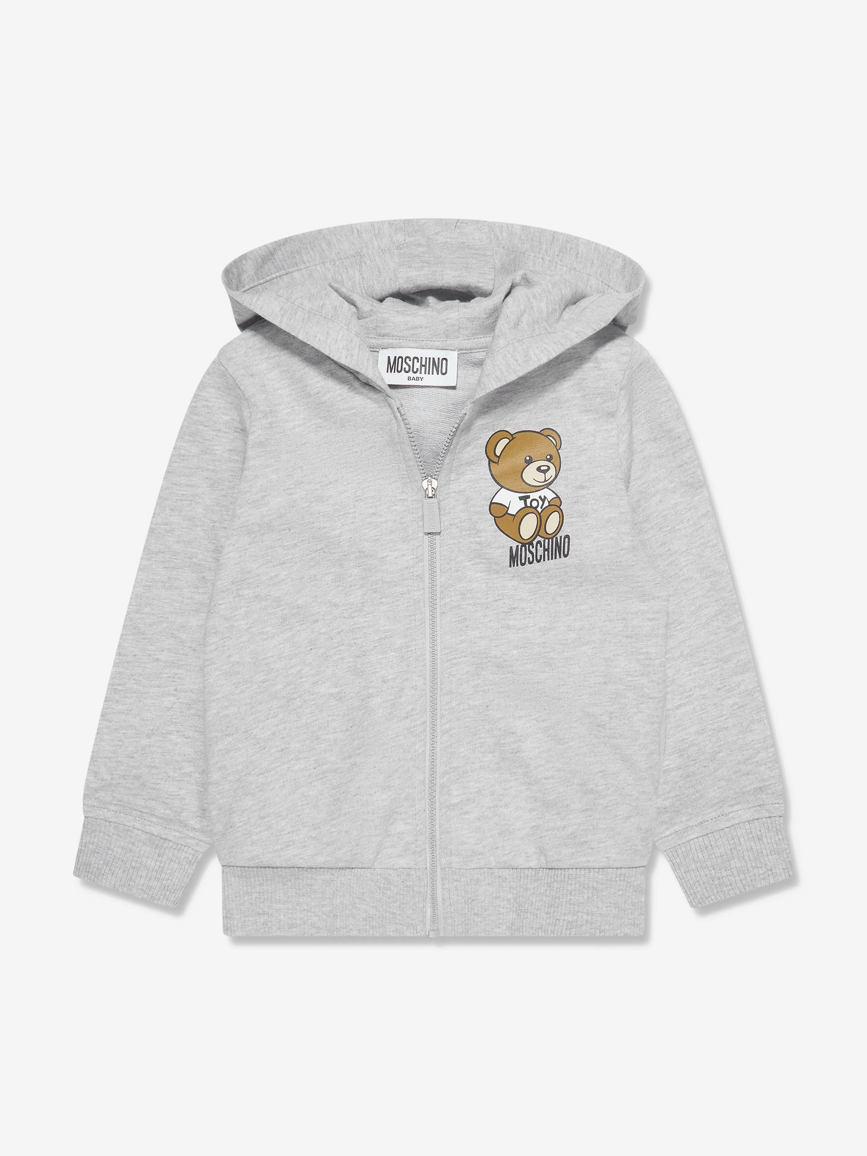 Moschino Baby Teddy Logo Tracksuit in Grey
