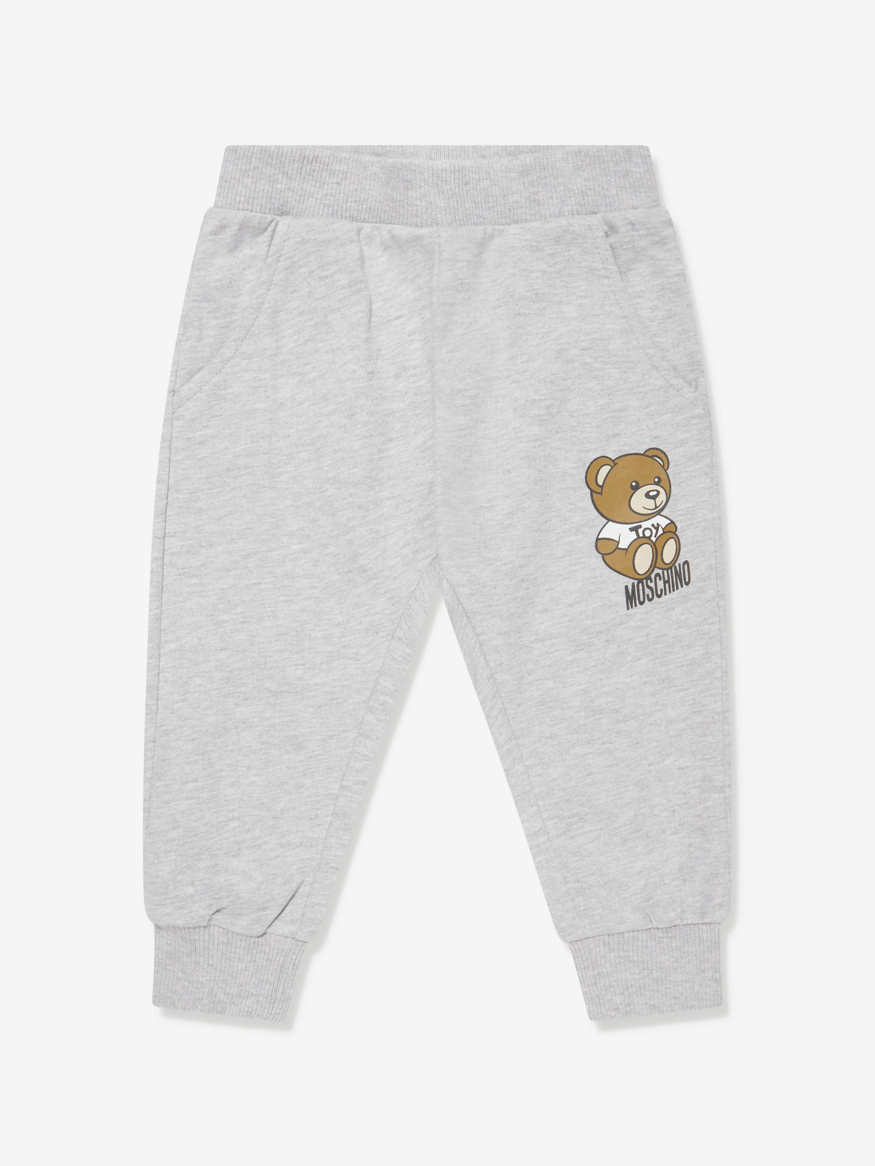 Moschino Baby Teddy Logo Tracksuit in Grey