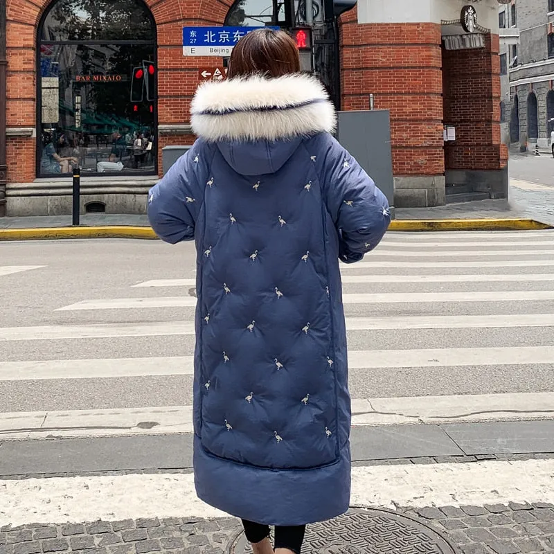 New Arrival 2020 Fashion Coats Women Winter Sweater Fur Collar Hood Warm Cotton Coat Women Clothes