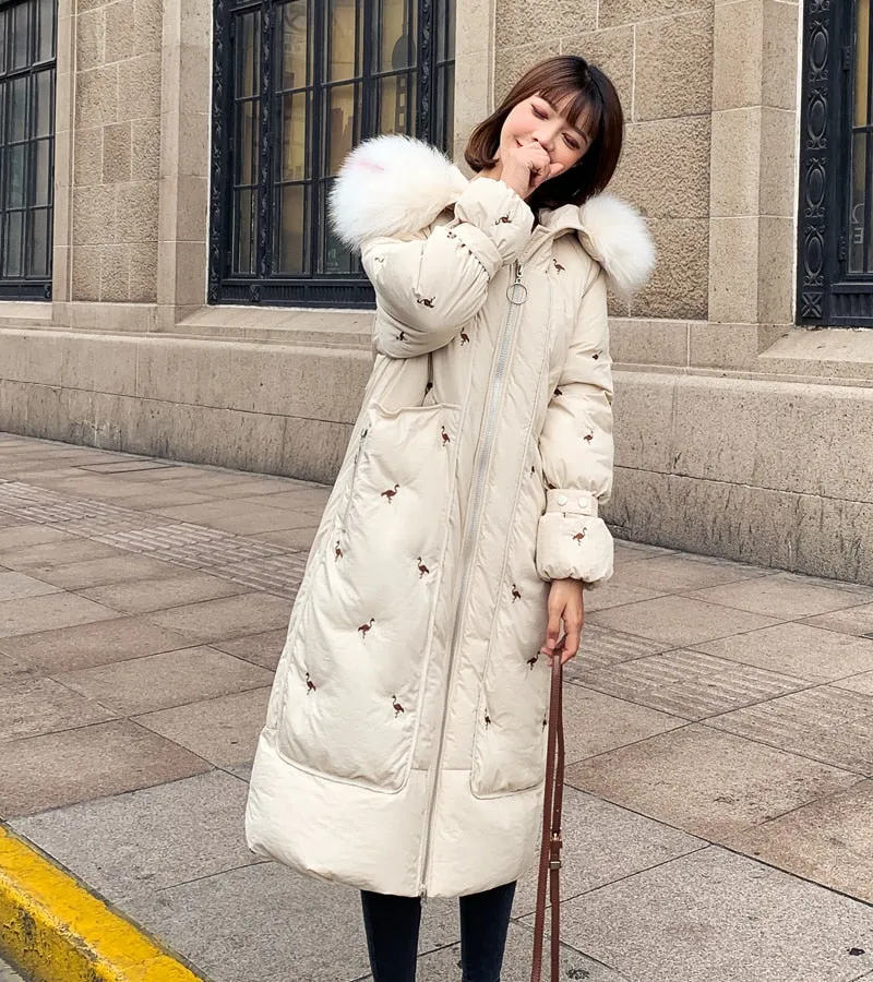 New Arrival 2020 Fashion Coats Women Winter Sweater Fur Collar Hood Warm Cotton Coat Women Clothes