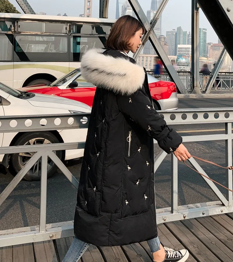 New Arrival 2020 Fashion Coats Women Winter Sweater Fur Collar Hood Warm Cotton Coat Women Clothes