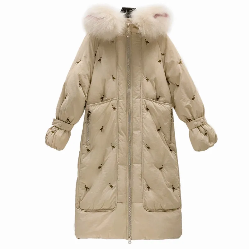New Arrival 2020 Fashion Coats Women Winter Sweater Fur Collar Hood Warm Cotton Coat Women Clothes
