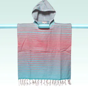 Poncho (Swell | Tangerine & Aqua)