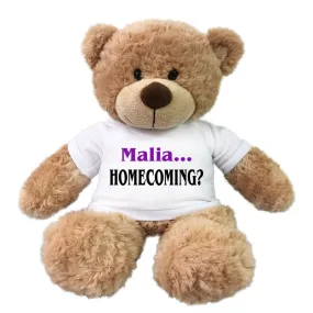 Prom or Homecoming Teddy Bear -  Personalized 13" Bonny Bear