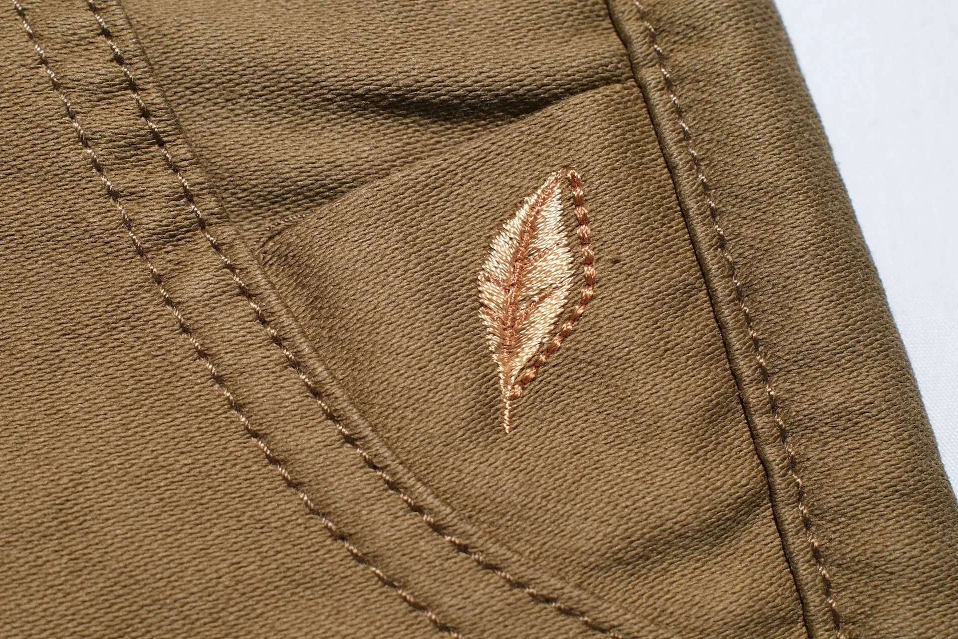 Pure Blue Japan 12oz Moleskin "Worker's Chinos" (Beige)