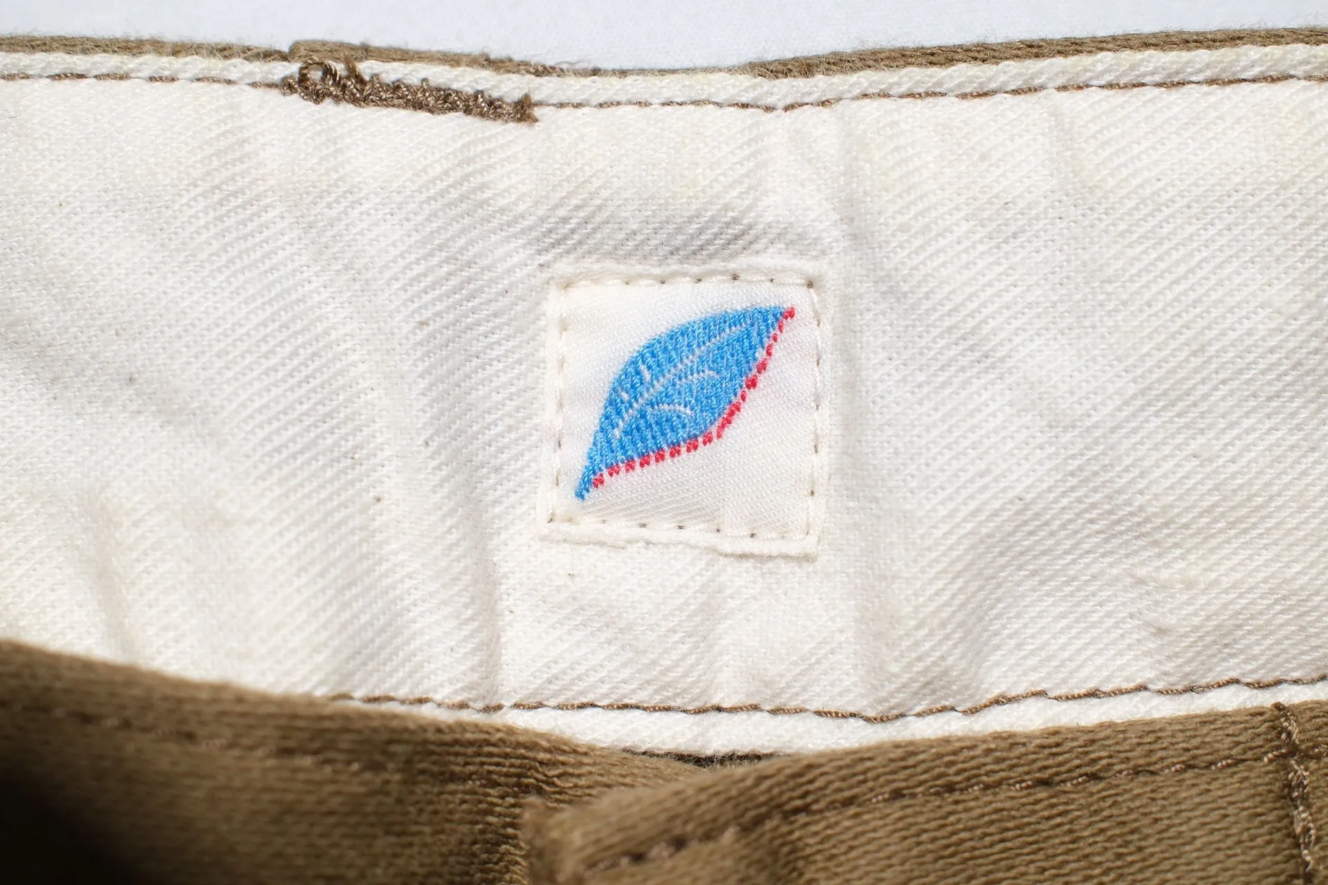 Pure Blue Japan 12oz Moleskin "Worker's Chinos" (Beige)