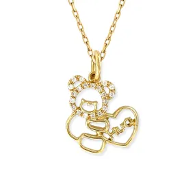 "Oscar The Teddy"  Necklace