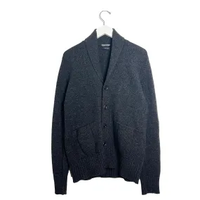 Shawl-Collar Wool-Blend Cardigan