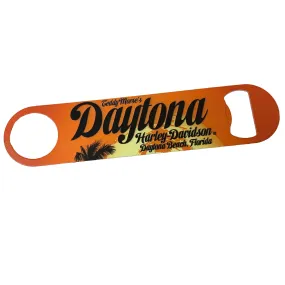 Teddy More's Daytona Harley-Davidson Endless Summer Metal Bottle Opener, Orange HDI-10331/END