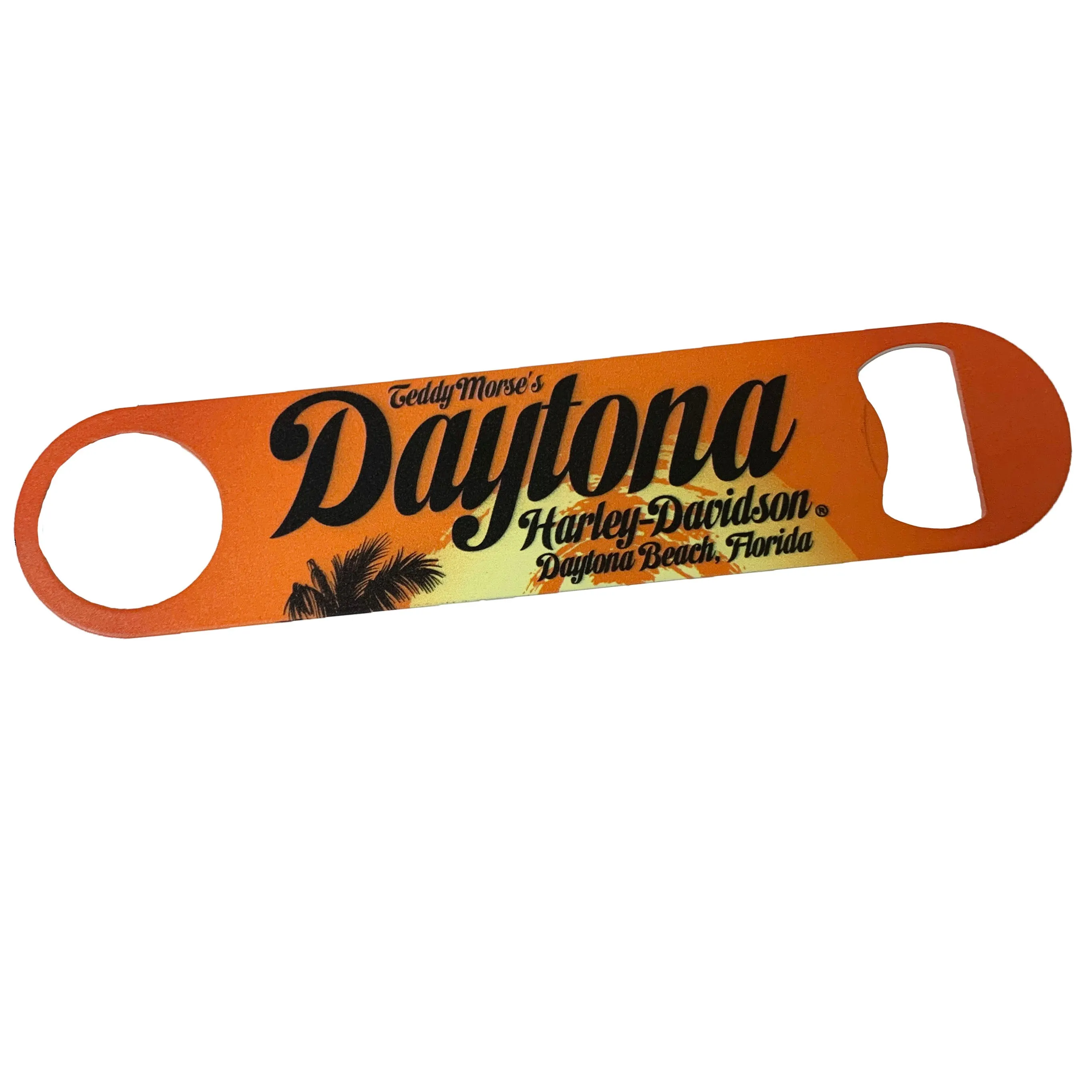 Teddy More's Daytona Harley-Davidson Endless Summer Metal Bottle Opener, Orange HDI-10331/END