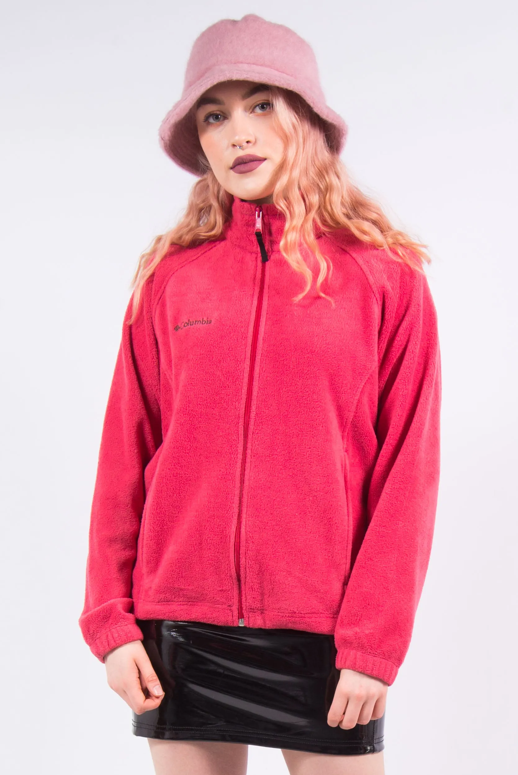 Vintage 90's Columbia Pink Fleece Jacket