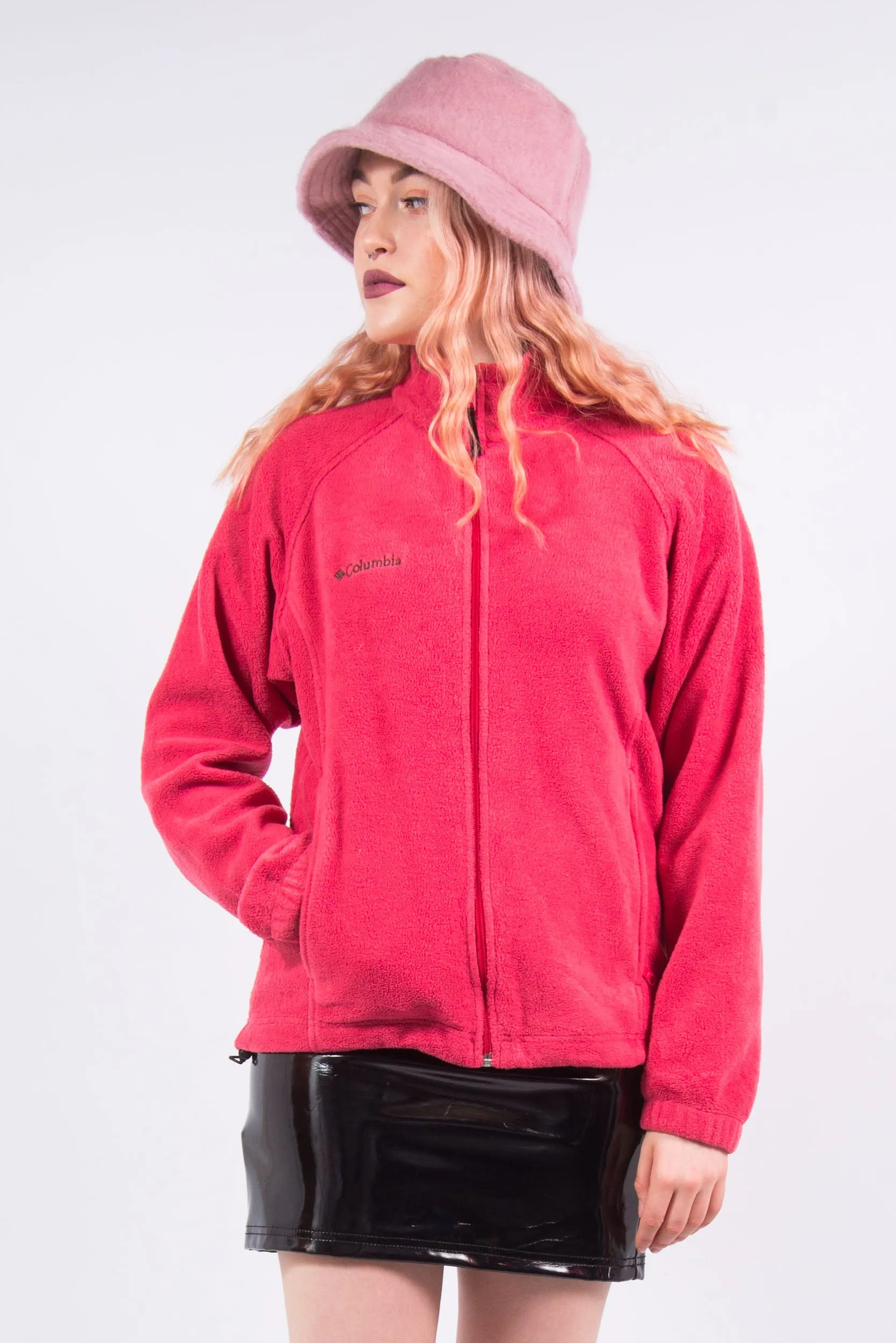 Vintage 90's Columbia Pink Fleece Jacket