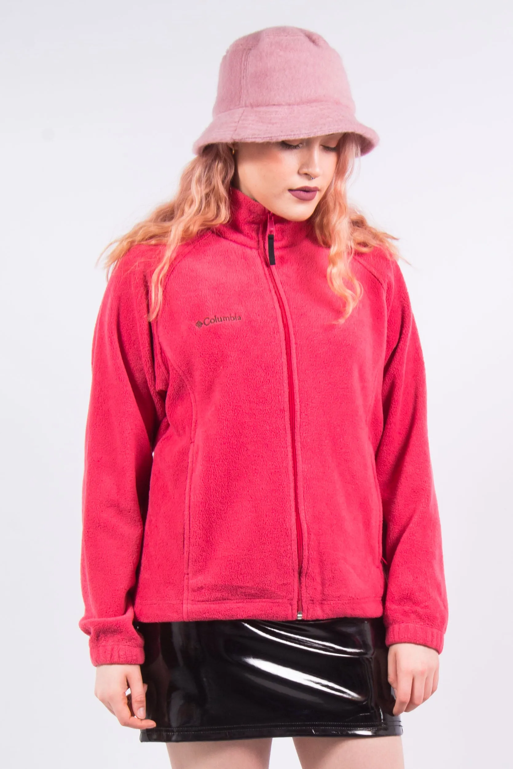 Vintage 90's Columbia Pink Fleece Jacket