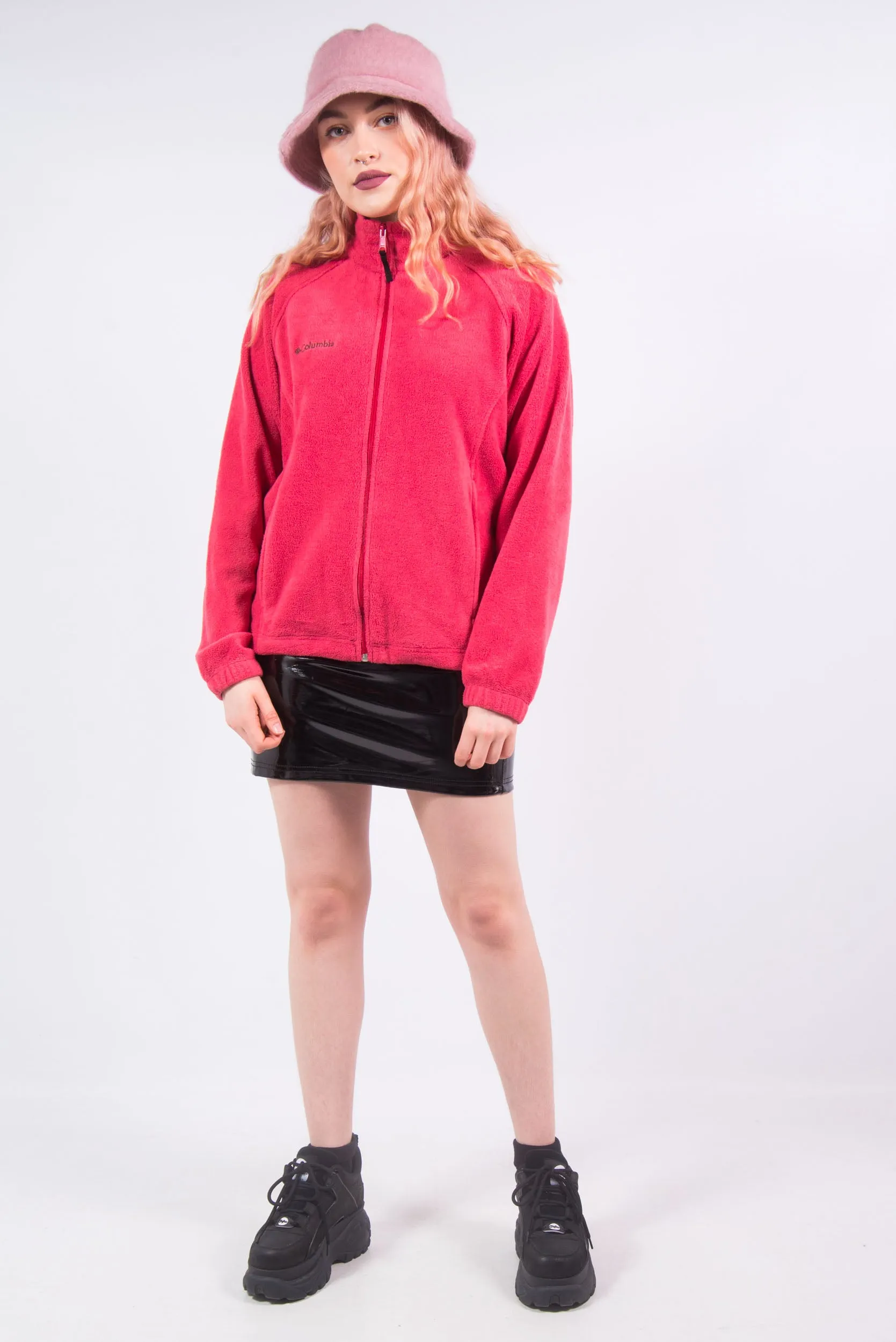 Vintage 90's Columbia Pink Fleece Jacket