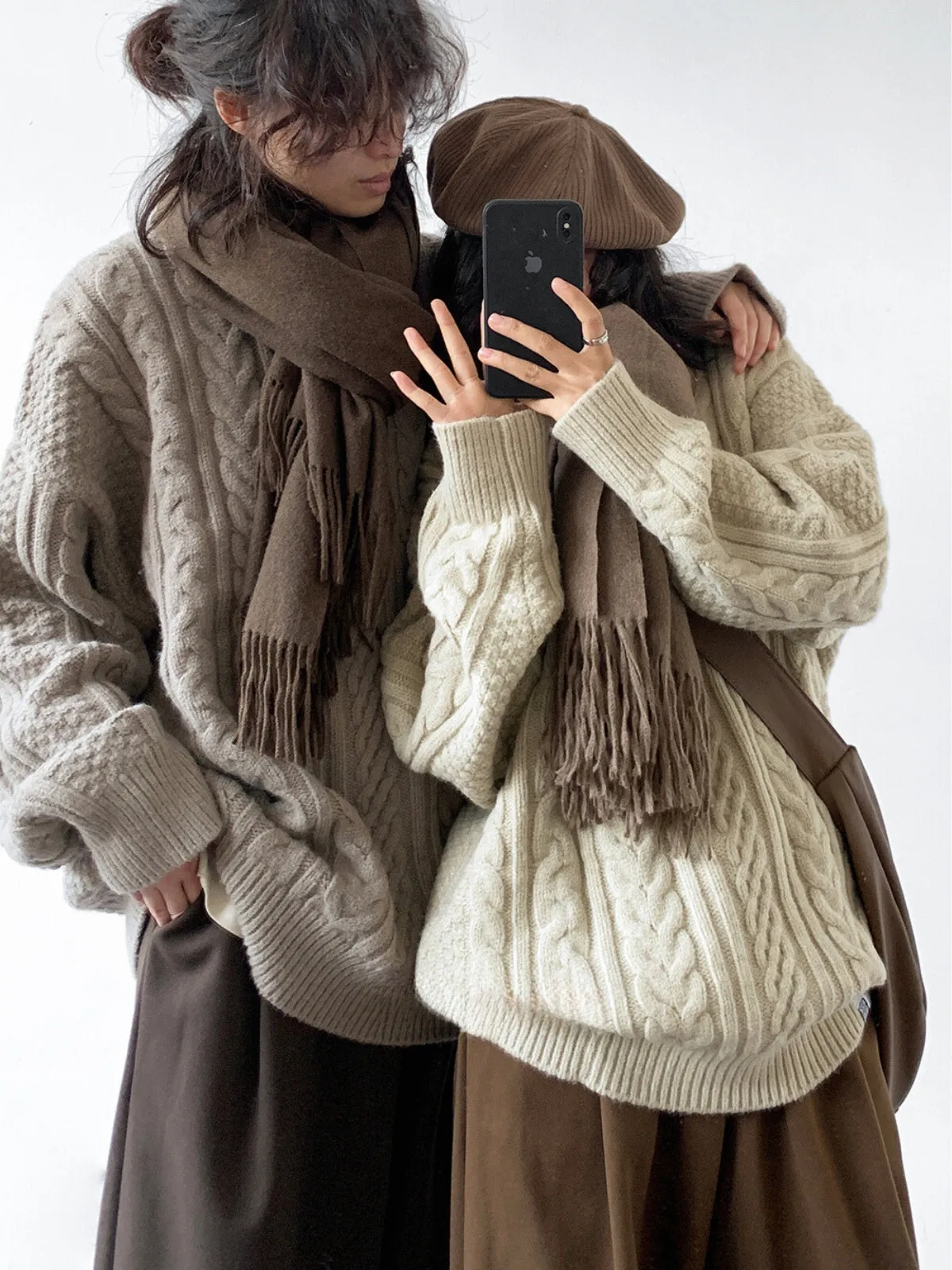 WLS Round Neck Knitted Sweater