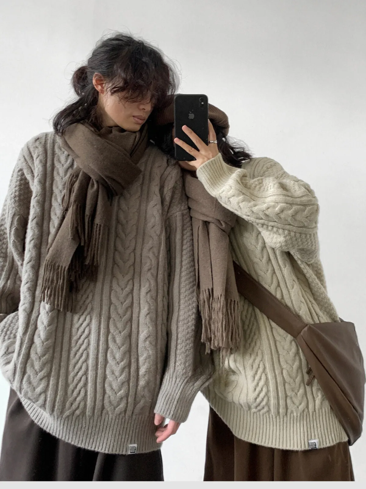 WLS Round Neck Knitted Sweater